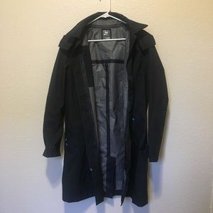 Nike black rain jacket